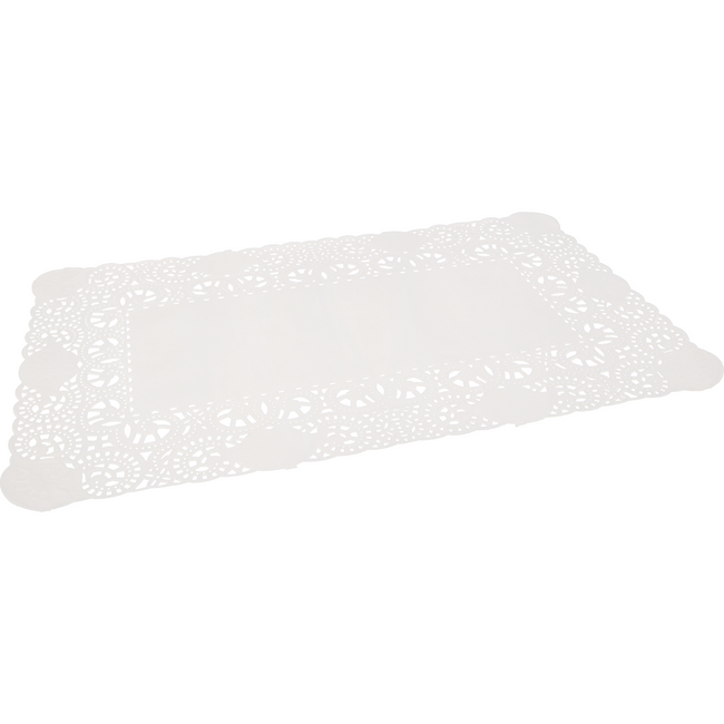 Klika - TAARTRAND | Papier 30x18cm | rechteckiges Weiß | 250 Stück