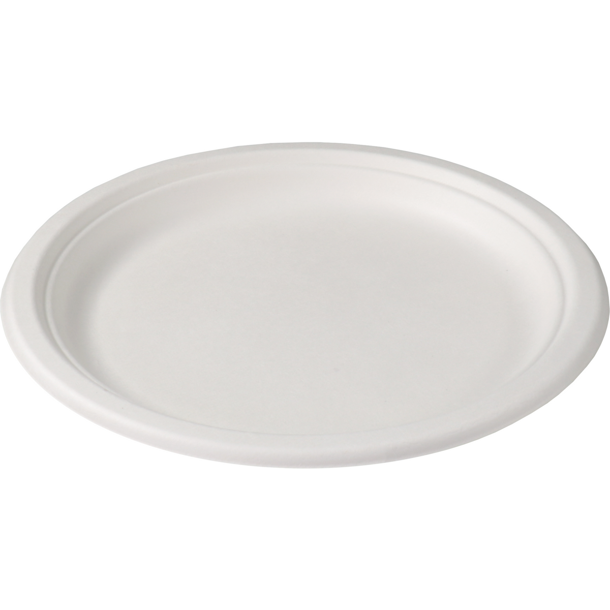 DEPA - Vorstand | Runde | 1-professionsbagasse (Zuckerrohrzellstoff) Ø23cm | Weiß | 8 Stücke