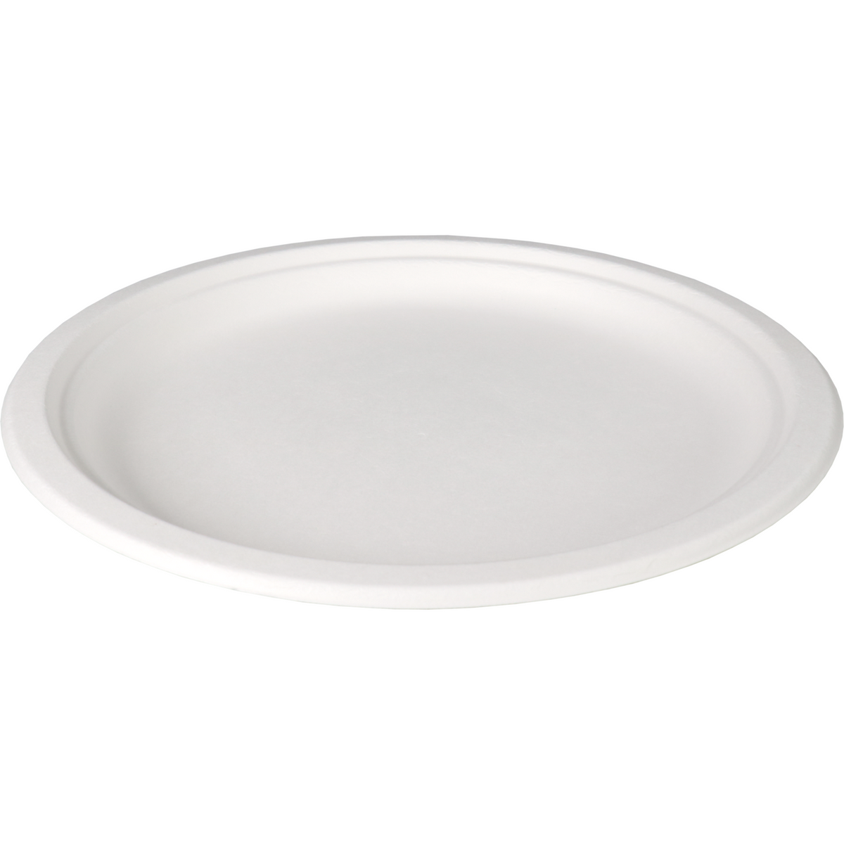 DEPA - Vorstand | Runde | 1-professionsbagasse (Zuckerrohrzellstoff) Ø23cm | Weiß | 12 Stücke