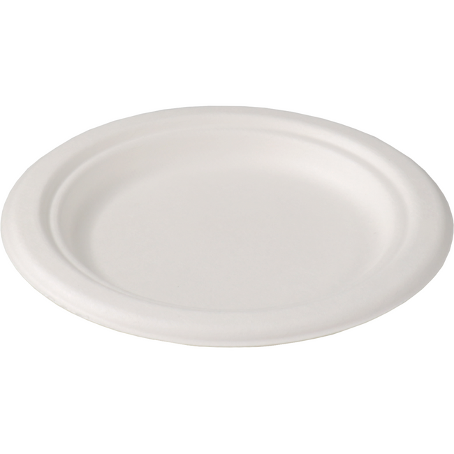 DEPA - Vorstand | Runde | 1-professionsbagasse (Zuckerrohrzellstoff) Ø15cm | Weiß | 50 Stück
