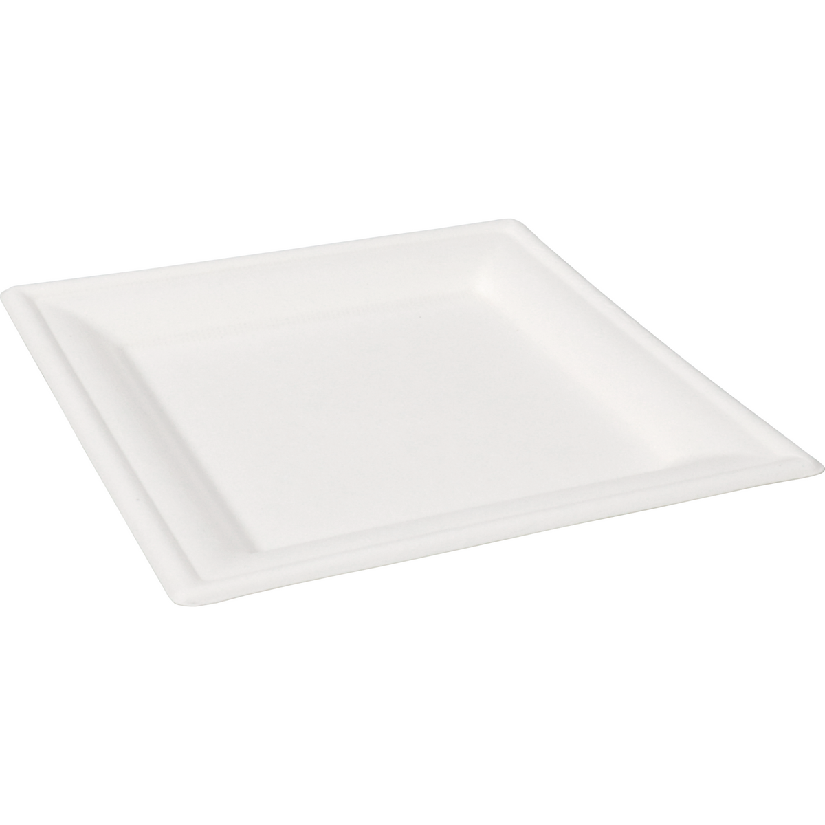 DEPA - Vorstand | Quadrat | 1-professionsbagasse (Zuckerrohrzellstoff) 16x16cm | Weiß | 50 Stück