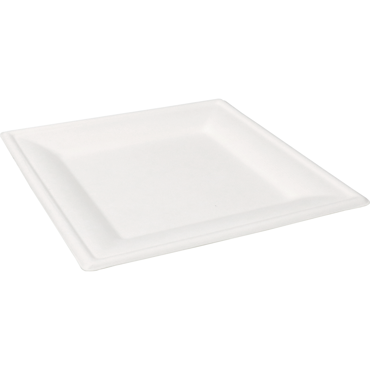 DEPA - Vorstand | Quadrat | 1-professionsbagasse (Zuckerrohrzellstoff) 20x20cm | Weiß | 50 Stück