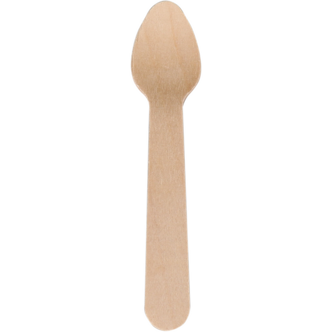 DEPA - Löffel | Kaffeelöffel Holz | 98 mm | Natürlich | 250 Stück