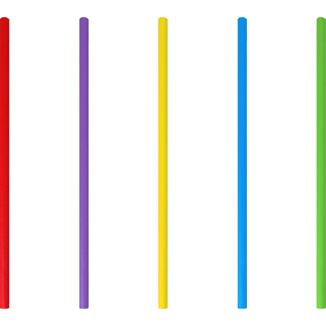 DEPA - Rietje | Trinkrohrpapier 200mm | Ø6mm | Dispenser Box Assorti | 250 Stück
