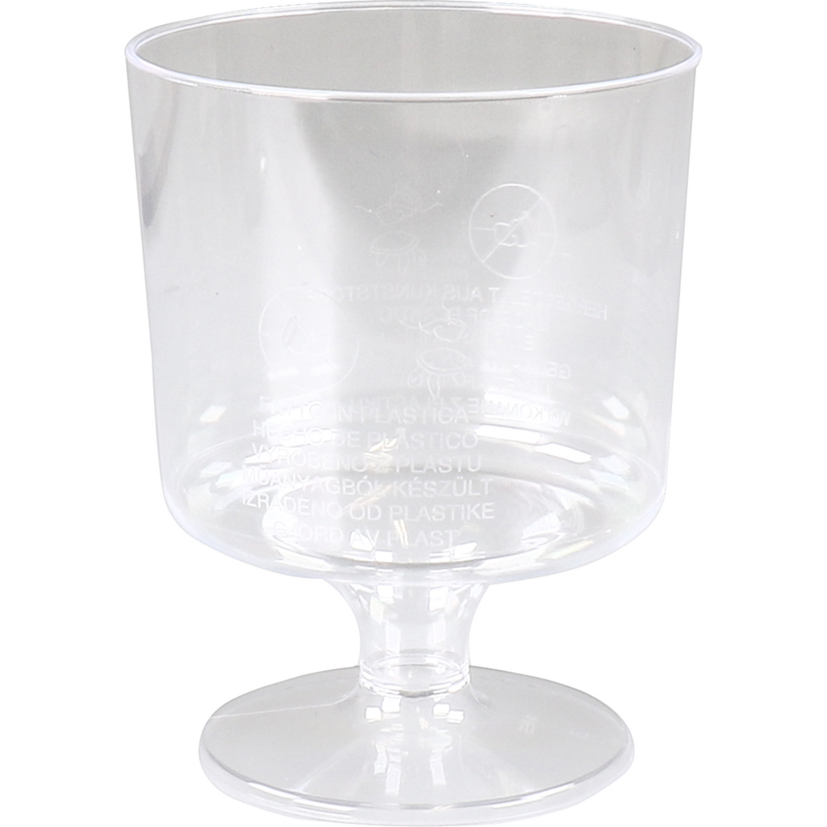 Glas | Weinglas mit Fuß | Ps | 170ml | 86 mm | kristallklar 540 Stücke