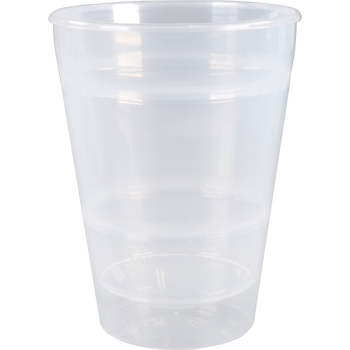 DEPA - | Trinkbecher PP | Regalbox doppelte | 350 ml | 12oz | Transparente 60 Stücke
