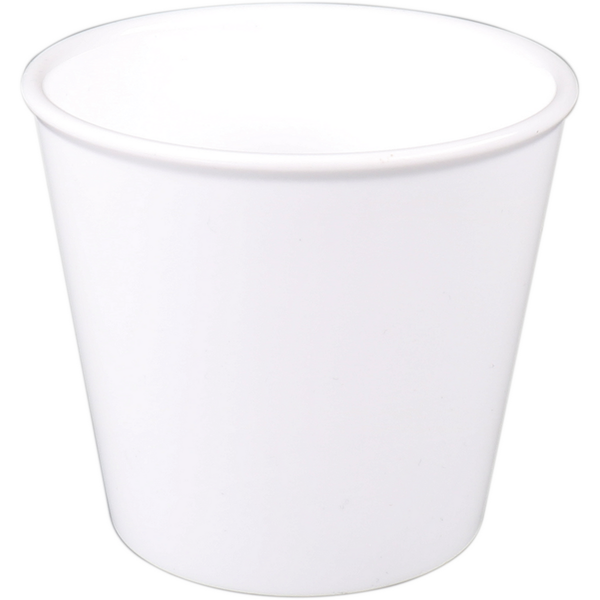 Ornamin - | Tasse | San | Wiederverwendbar | Unzerbrechlich | 250 ml | Weiß | 10 Stücke