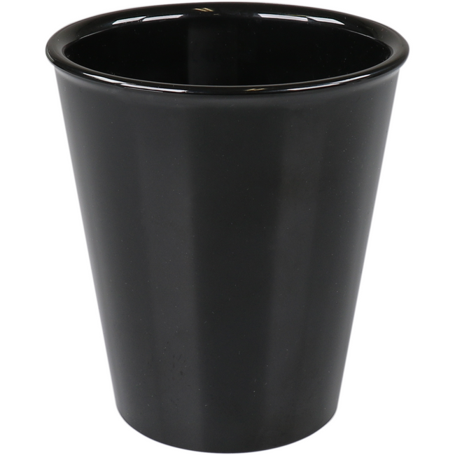 Ornamin - | Tasse | San | Wiederverwendbar | Unzerbrechlich | 300 ml | Schwarz | 10 Stücke