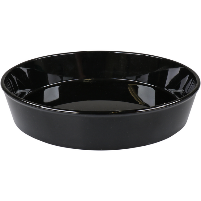 Ornamin - Skala wiederverwendbar | Unzerbrechlich | San | Runde | 600 ml | 37 mm | ∅200mm | Schwarz | 10 Stücke