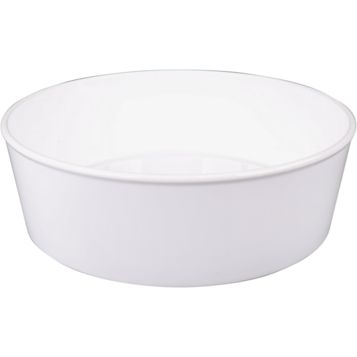 Ornamin - Skala wiederverwendbar | Unzerbrechlich | San | Runde | 1100 ml | 63 mm | ∅200mm | Weiß | 10 Stücke