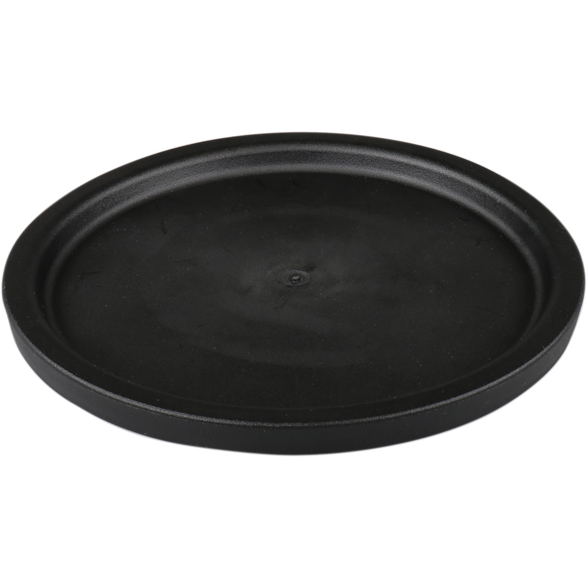 Ornamin - Deckel | Tpe | Runde | Wiederverwendbar | Unzerbrechlich | Ø140mm | Schwarz | 10 Stücke