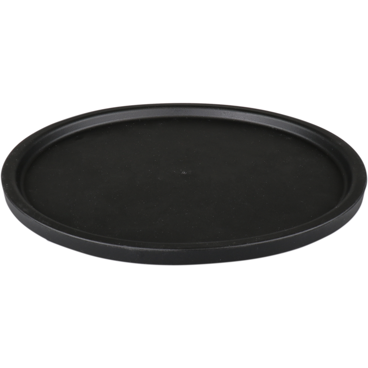 Ornamin - Deckel | Tpe | Runde | Wiederverwendbar | Unzerbrechlich | Ø200mm | Schwarz | 10 Stücke