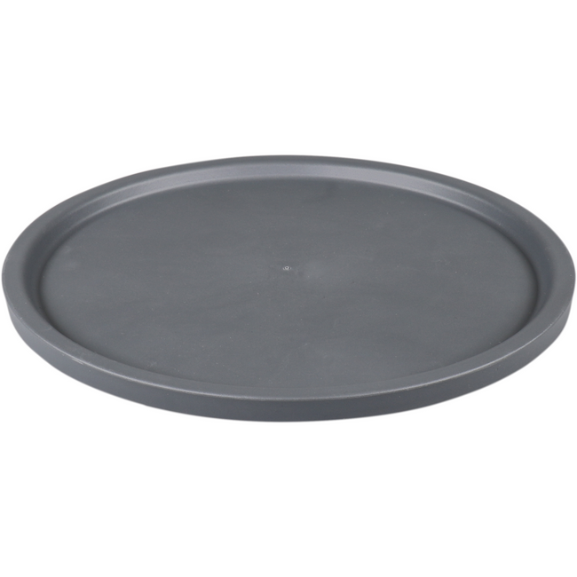 Ornamin - Deckel | Tpe | Runde | Wiederverwendbar | Unzerbrechlich | Ø200mm | Anthrazit | 10 Stücke