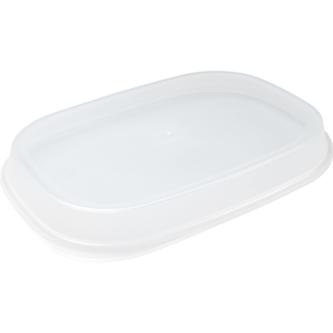 Circ -Skala | Menüsskala Wiederverwendbar | 1-profession pp | rechteckig 239.5x184.5x26.3mm | Transparent 48 Stücke