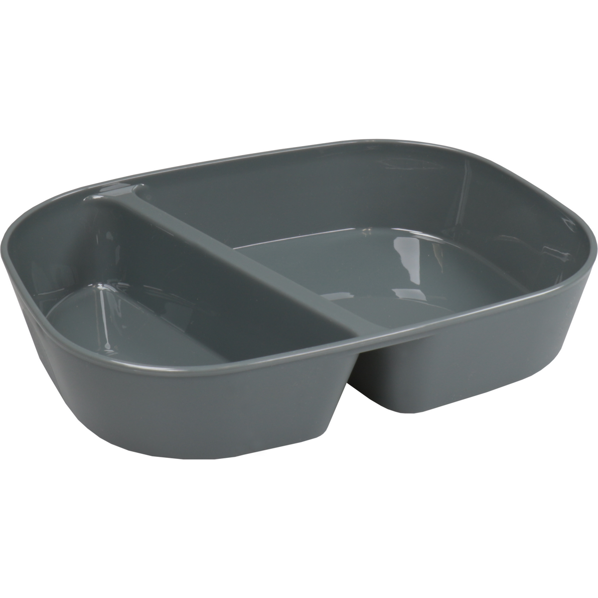 Circ -Skala | Menüsskala Wiederverwendbar | 2-Box | pp | rechteckig 990 ml | 236x181x47mm | Grau | 48 Stücke