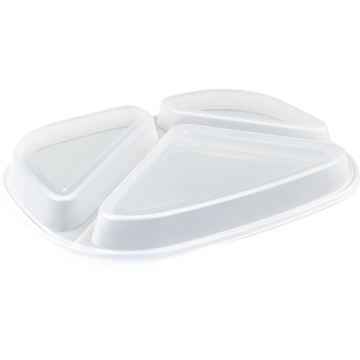 Circ Lid | Menüsskala Pp | rechteckig Wiederverwendbar | 239.5x184.5x26.3mm | Transparent 48 Stücke