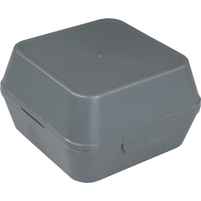 Circ Bak | Pp | Wiederverwendbar | Hamburgerbox | 115x115x82mm | Grau | 48 Stücke