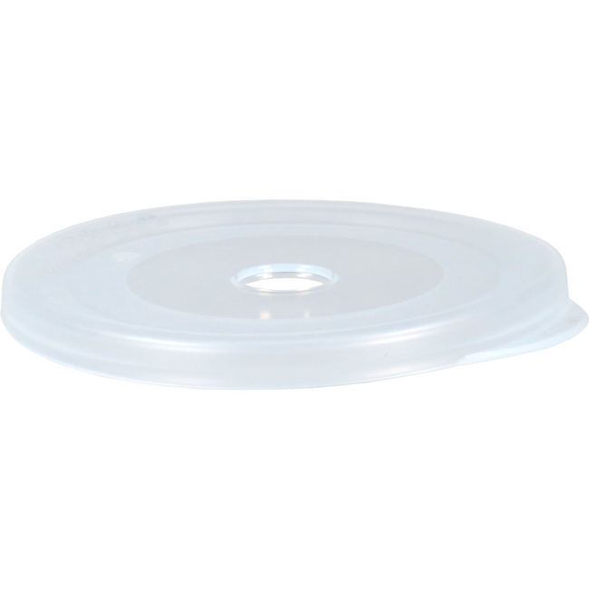 Circ Lid | Pp | Runde | Wiederverwendbar | mit Loch | Ø90mm | Transparent 10 Stück