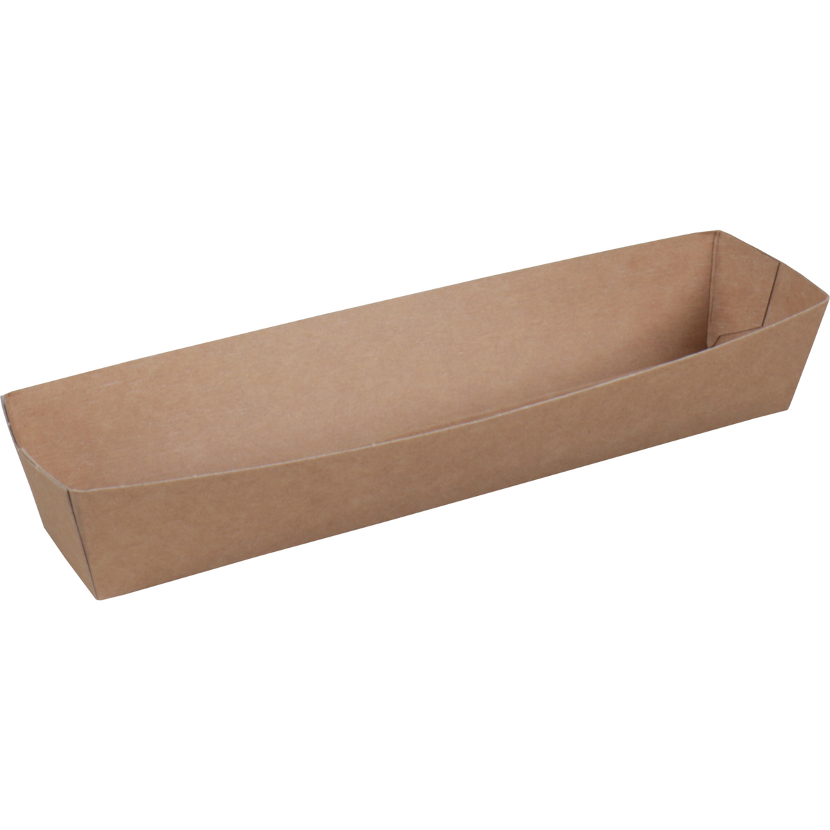 Klika - Bak | Karton | A16 | Snack Bin 185x35x33mm | Braun | 100 Stück