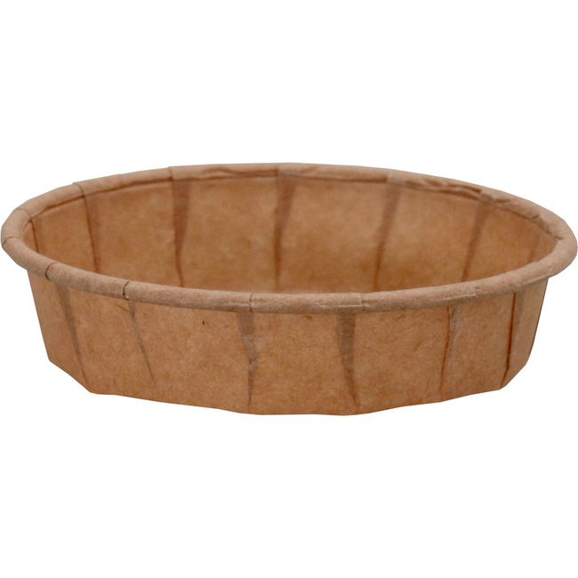 DEPA - Tasse | Portiecup | Papier 25ml | 1oz | 14mm | Braun | Hülse mit 250 Teilen