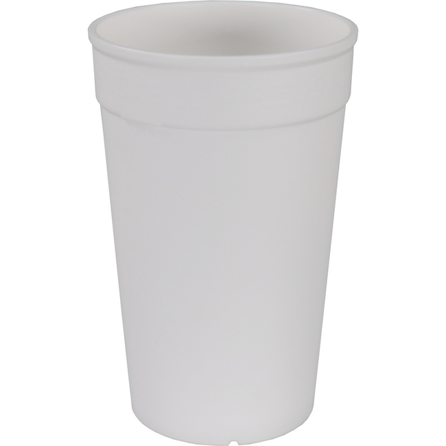 Ökocup - | Tasse | Pp | Wiederverwendbar | 300 ml | Weiß | 20 Stücke