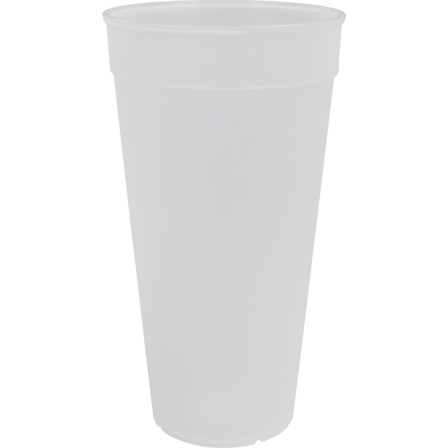 Ökocup - | Tasse | Pp | Wiederverwendbar | 500 ml | Transparente 20 Stücke