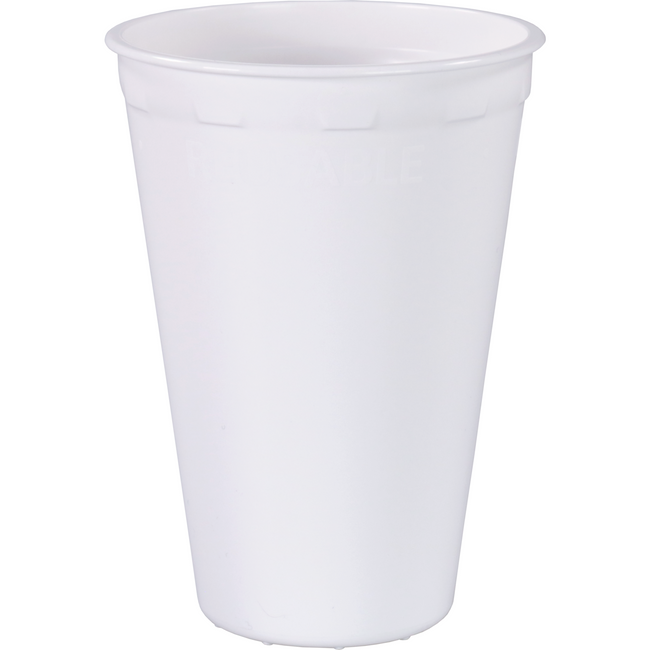 DEPA - | Tasse | Pp | Wiederverwendbar | automatisch geeignet | 180 ml | 7,5oz | 96 mm | Weiß | 40 Stücke
