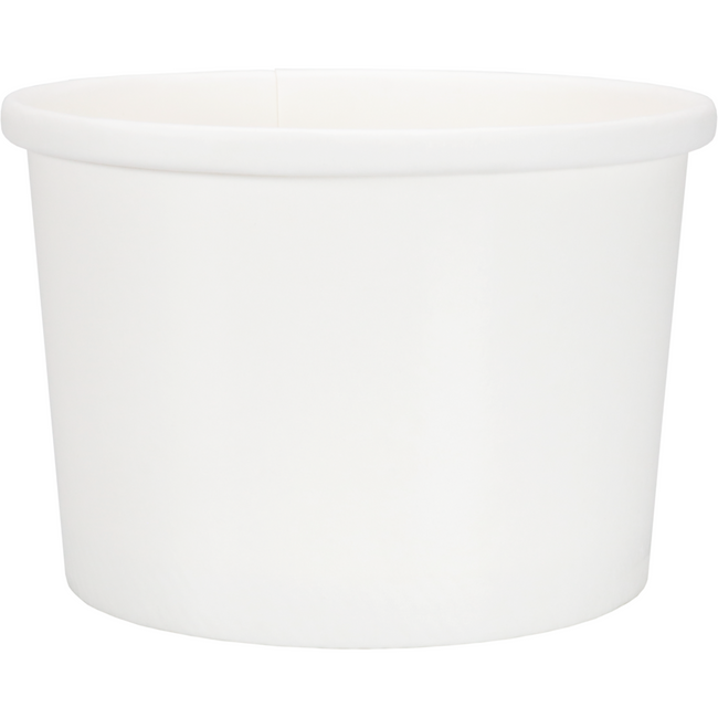DEPA - | Suppenbecher | Karton + PE | 236 ml | 8oz | 60 mm | Weiß | 500 Stücke