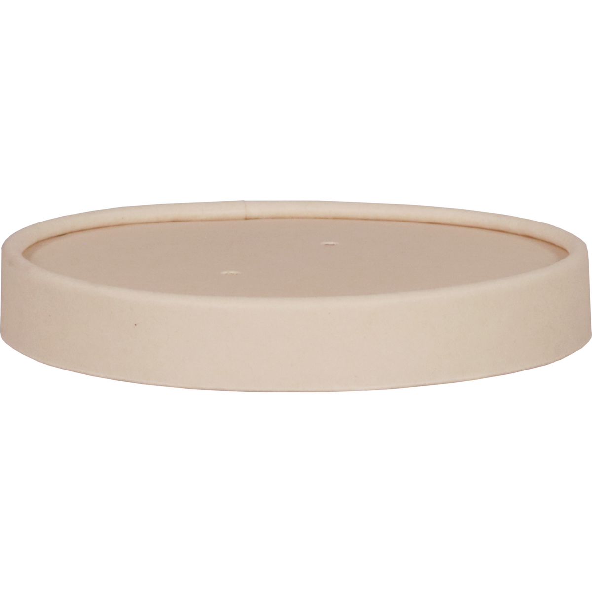 Depa - Deckel | Suppenbecher | Karton + PE | Runde | Ø97mm | Natürlich | 25 Stücke
