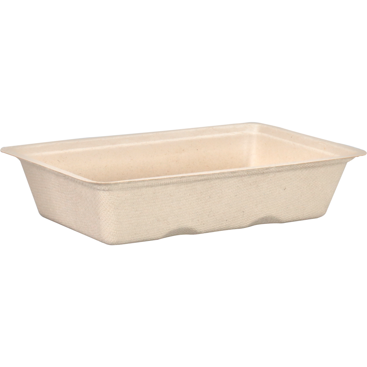 DEPA - BAK | Bagasse (Zuckerrohrzellstoff) A13 | Snack Bin 16.3x11x3.6cm | Natürlich | 50 Stück