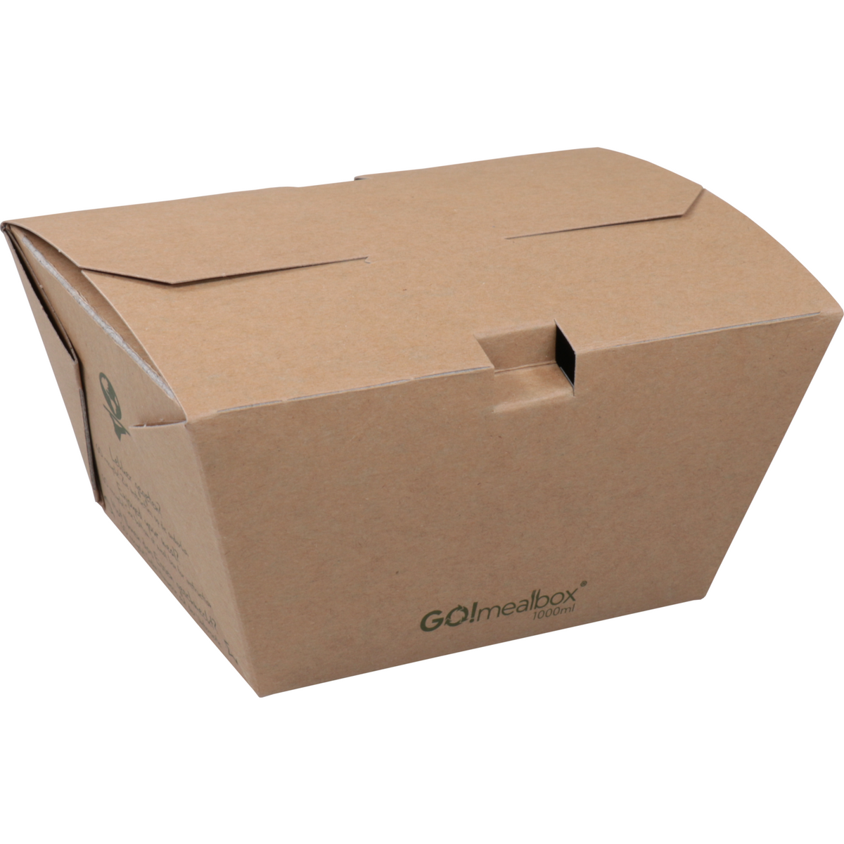 Go!Mealbox | 1000ml | 11.5x9x7.5cm | karton | bruin | 200 stuks