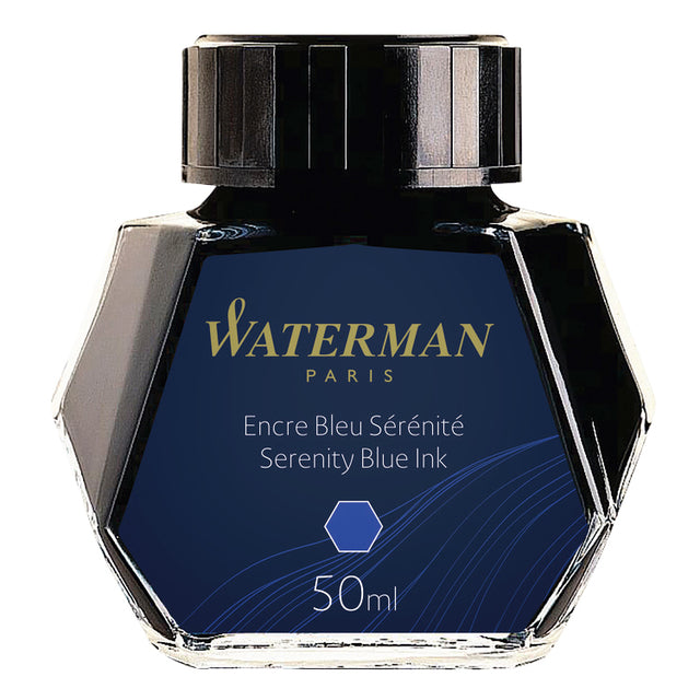 Brunnenstift Tinte Waterman 50 ml Sereen Blau