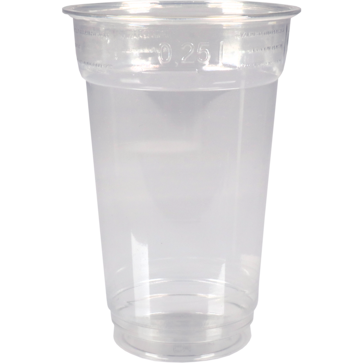DEPA - Glasbierglas | Recyceltes Haustier | 250 ml | 114,9 mm | Transparente 1200 Stücke