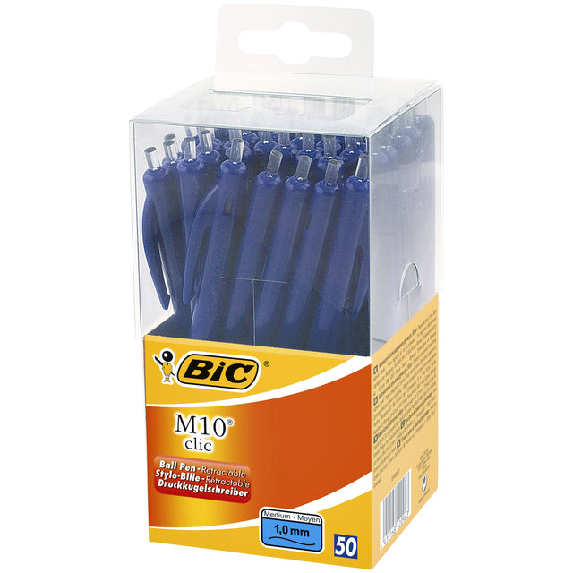 Bälle BIC M10 TUBO 50 Blau Medium | 500 Stücke
