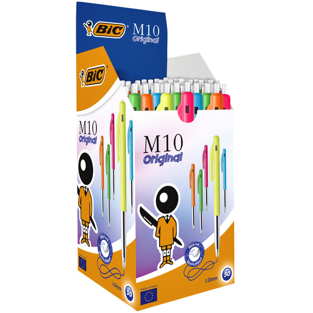 Ballpen BIC M10 Medium Colors Limited Edition