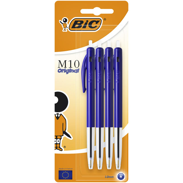 Bälle BIC M10 Blue Medium Blase bei 4st | 20 Teile