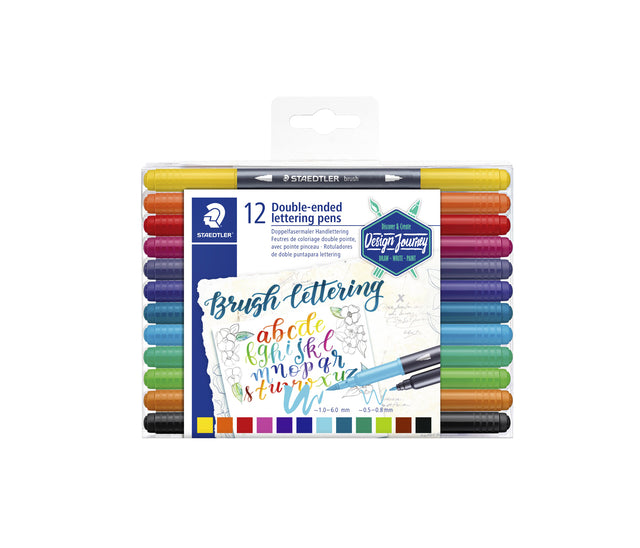 Pinselfenpen Staedtler 3004 Schriftzug 0,5-6mm Blase bis 12st ASD