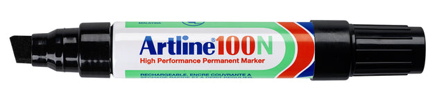 Filztip-Marker Artline 100 schräg 7,5-12 mm schwarz | 12 Stücke