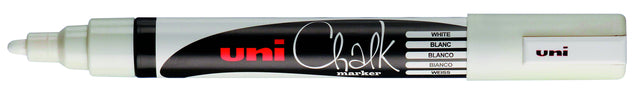 Chalkstift Uni-Ball-Kreide rund weiß