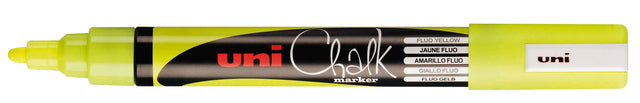 Kreidemarker Uni-Ball um 1,8-2,5 mm Fluorgelb | 12 Stücke