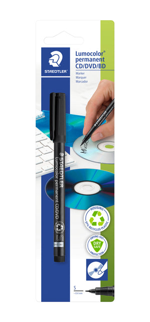 CD -Marker Staedtler schwarz 0,4 mm