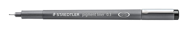 Fineliner Staedtler Pigment 308 Black 0,3mm | 10 Stück