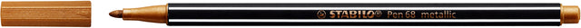 Filz -Tip Stift Stabilo Pen 68/820 Metallic Kupfer