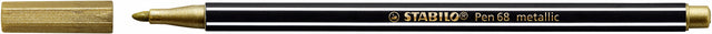 Filz -Tip Stift Stabilo Pen 68/810 Metallic Gold