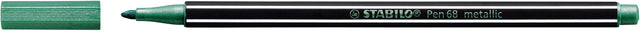 Filz -Tip Stift Stabilo 68/805 Metallic Green | 10 Stück