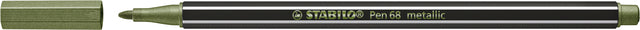 Filz -Tip Stift Stabilo Pen 68/843 Metallic Hell Green