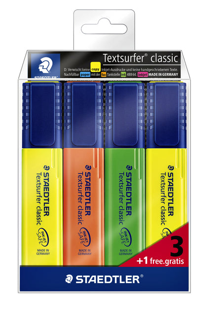Markierungsmarker Staedtler 364 Texter 3+1 kostenlos | 10 Stück