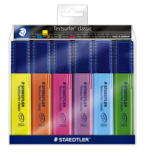 Markierungsmarker Staedtler 364 Texter Assorti 6 Stücke