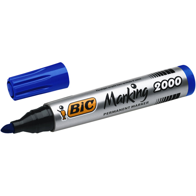 Filz -Tip Bic 2000 Round Blue 1,7mm | 12 Stücke