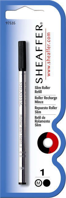 Rollerpen füllen Sheaffer Slim Black Medium | 6 Stück